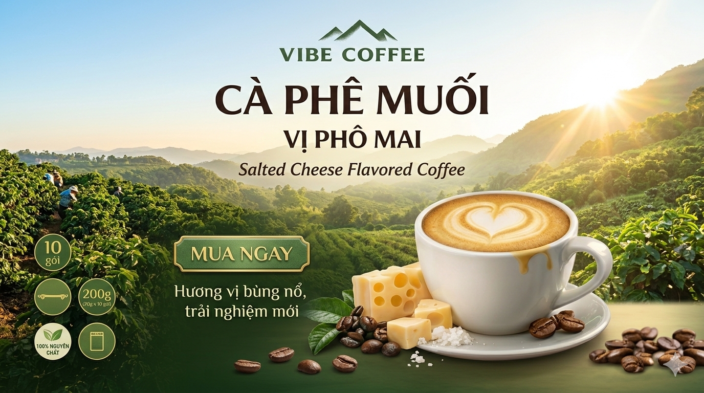 cà phê hòa tan VIBELA COFFEE